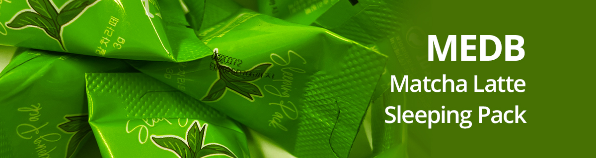 MEDB Matcha Latte Sleeping Pack