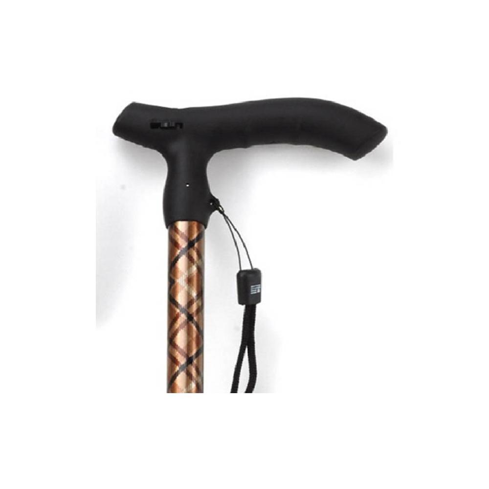 Auto height adjustable cane