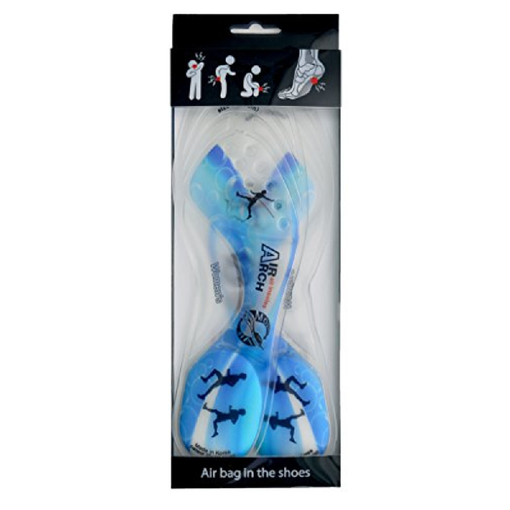 Air Arch Running Blue Shoes Insoles Men Women Orthotic Support Flat Feet Inserts