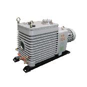 Double stage rotary vane vacuum pump