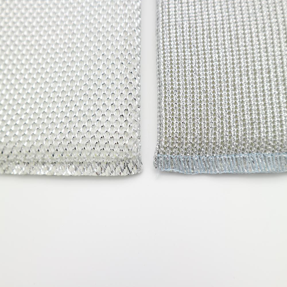 Jumbo Lurex Silver Sponge