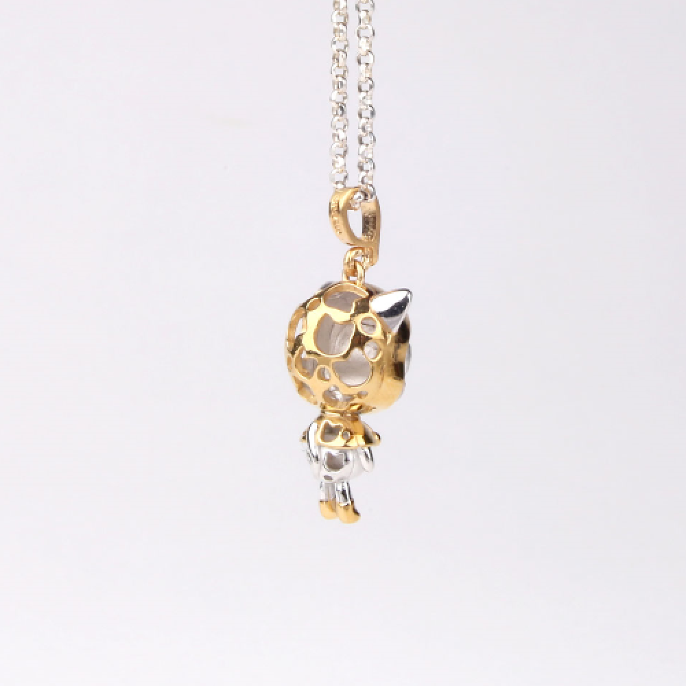 Raincoat Cat pendant