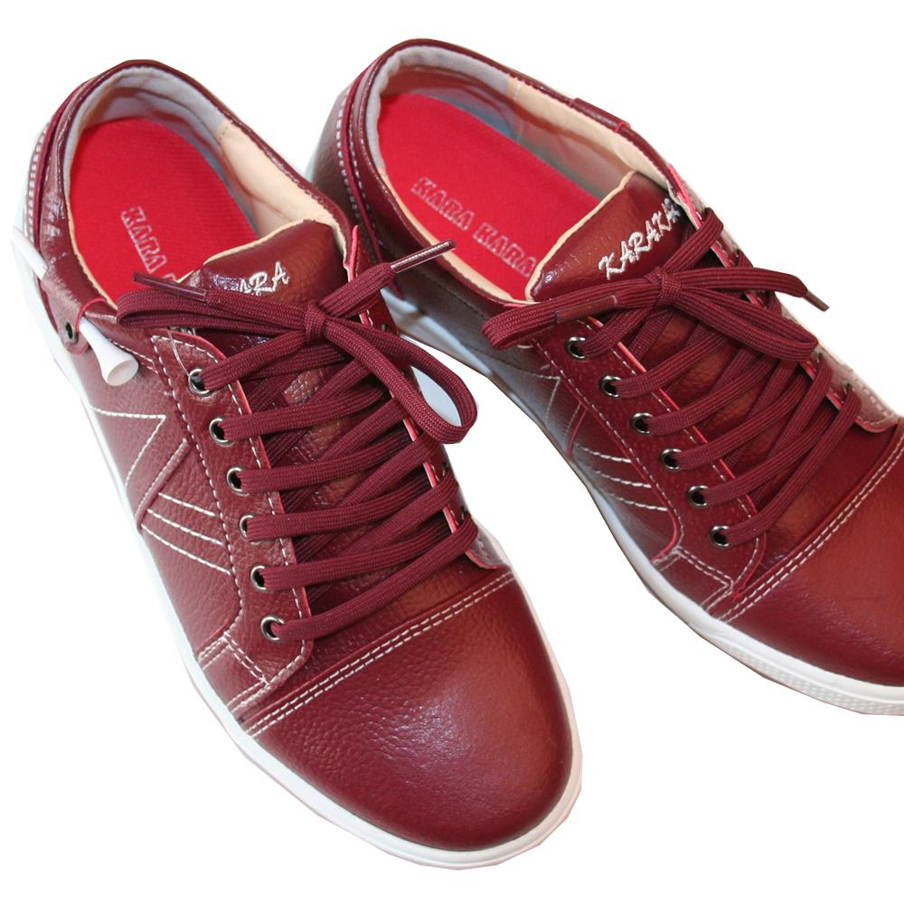 KARAKARA Spike-less Golf Shoes, KR-401 Burgundy