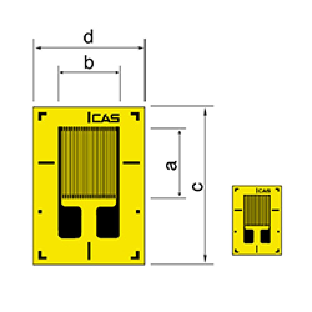 1KOhm Linear type S series Strain Gauge