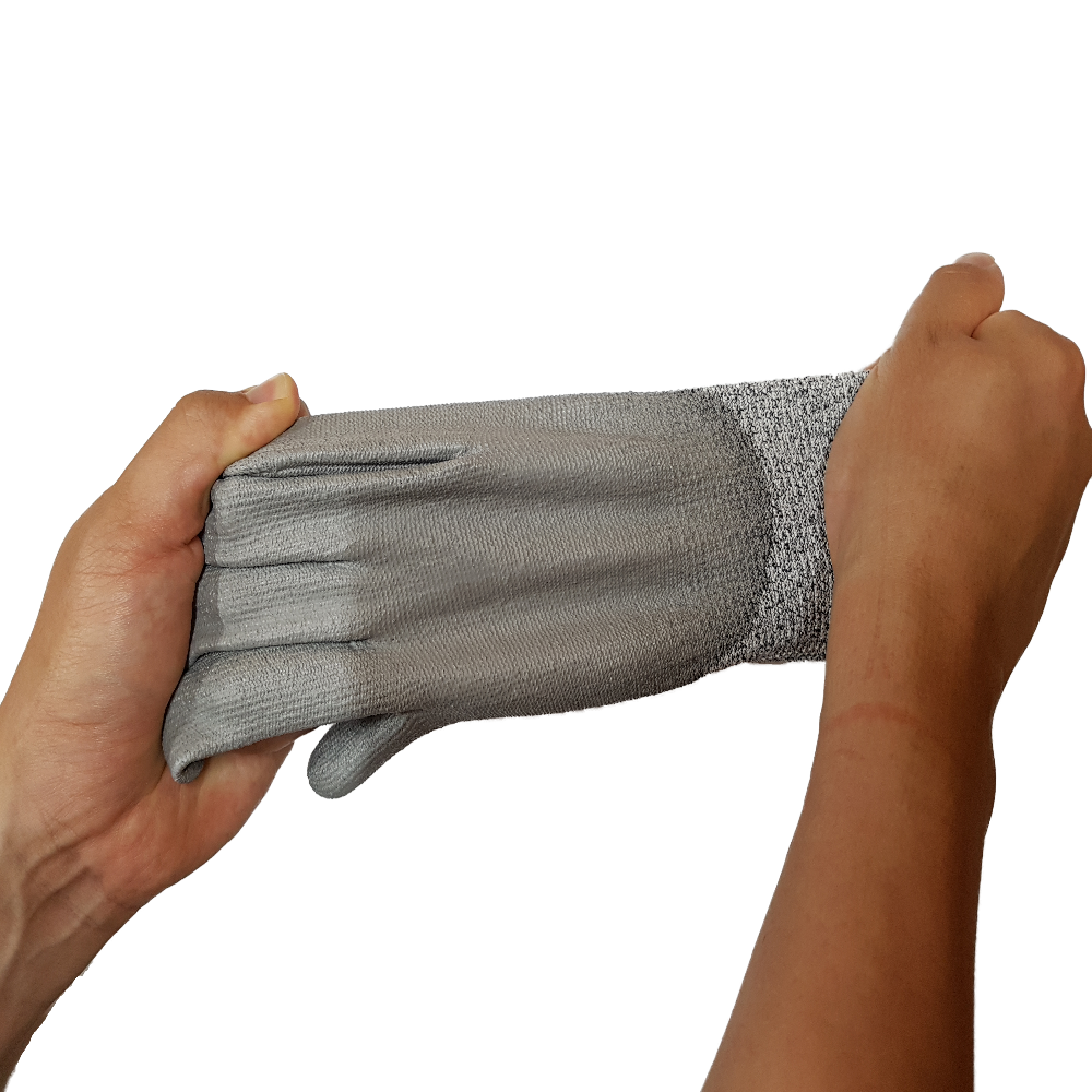 BLACK MELANGE CUT5 PU