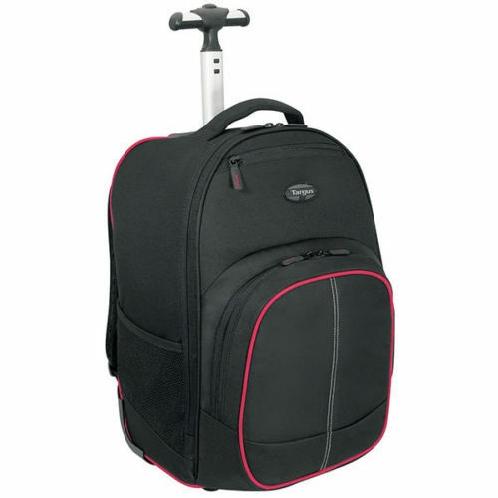 Compact Rolling Laptop Backpack Black Business Bag 16"-TSB75001AP - intl