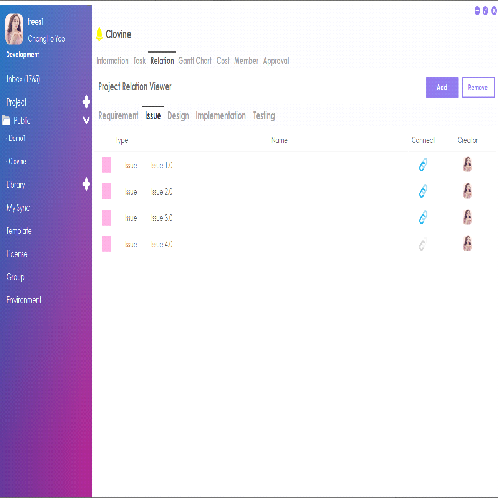 Clovine (Portfolio Management Program)