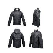 MRD Eco-friendly Hyper DWR Quilted Lightweight Slimfit Goose Down Men's Jacket w/detachable Hood