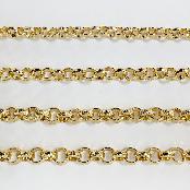 [Nonsan Chain] Hammered Rolo Chain