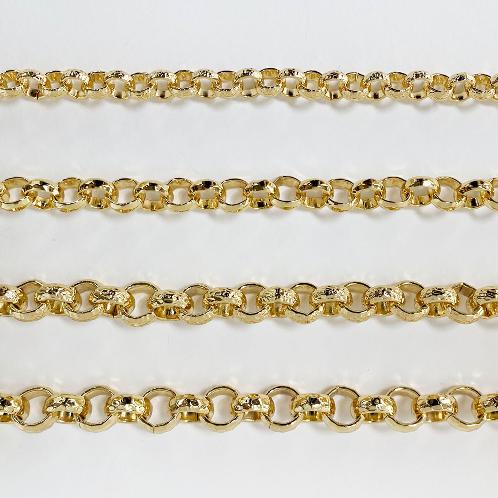 [Nonsan Chain] Hammered Rolo Chain | Brass chain, Jewelry chain, Handmade chain, Rolo chain, Nonsan chain, Hammered Rolo chain, chain