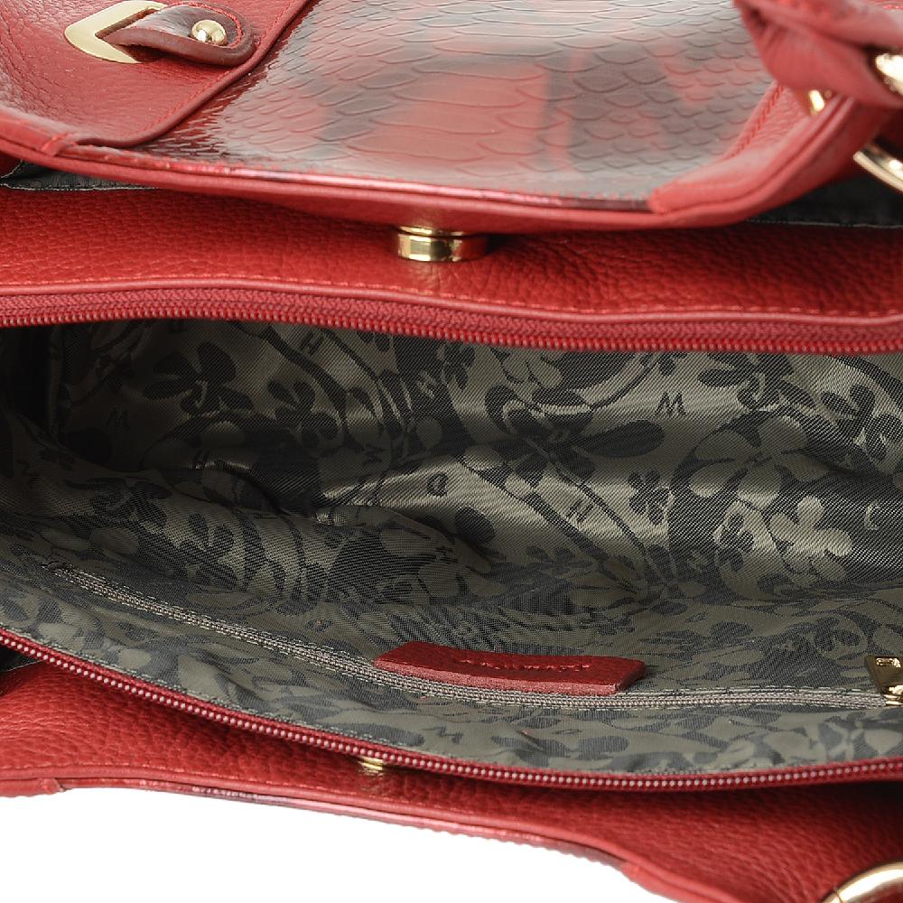 cowhide patternpoint shoulder bag