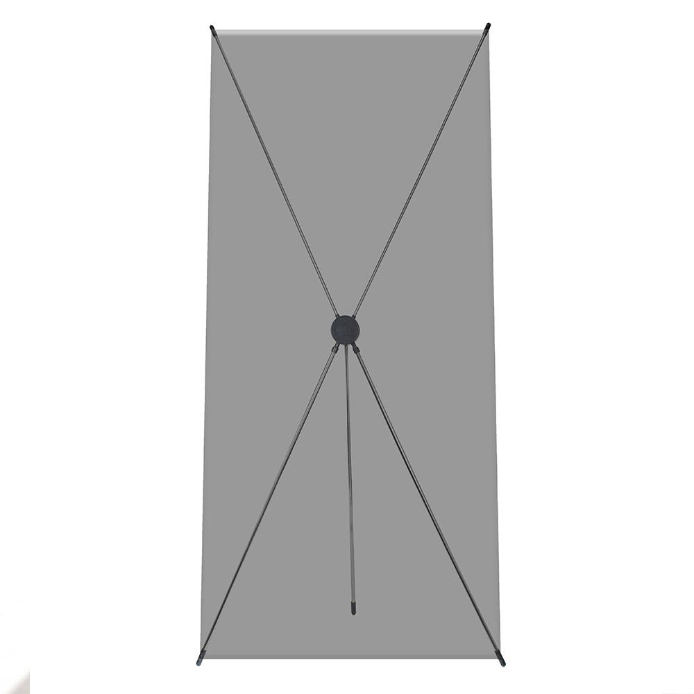 ONE-Banner 24" x 71" Simple X Banner Stand Display for Indoor Exhibition, Show, Store