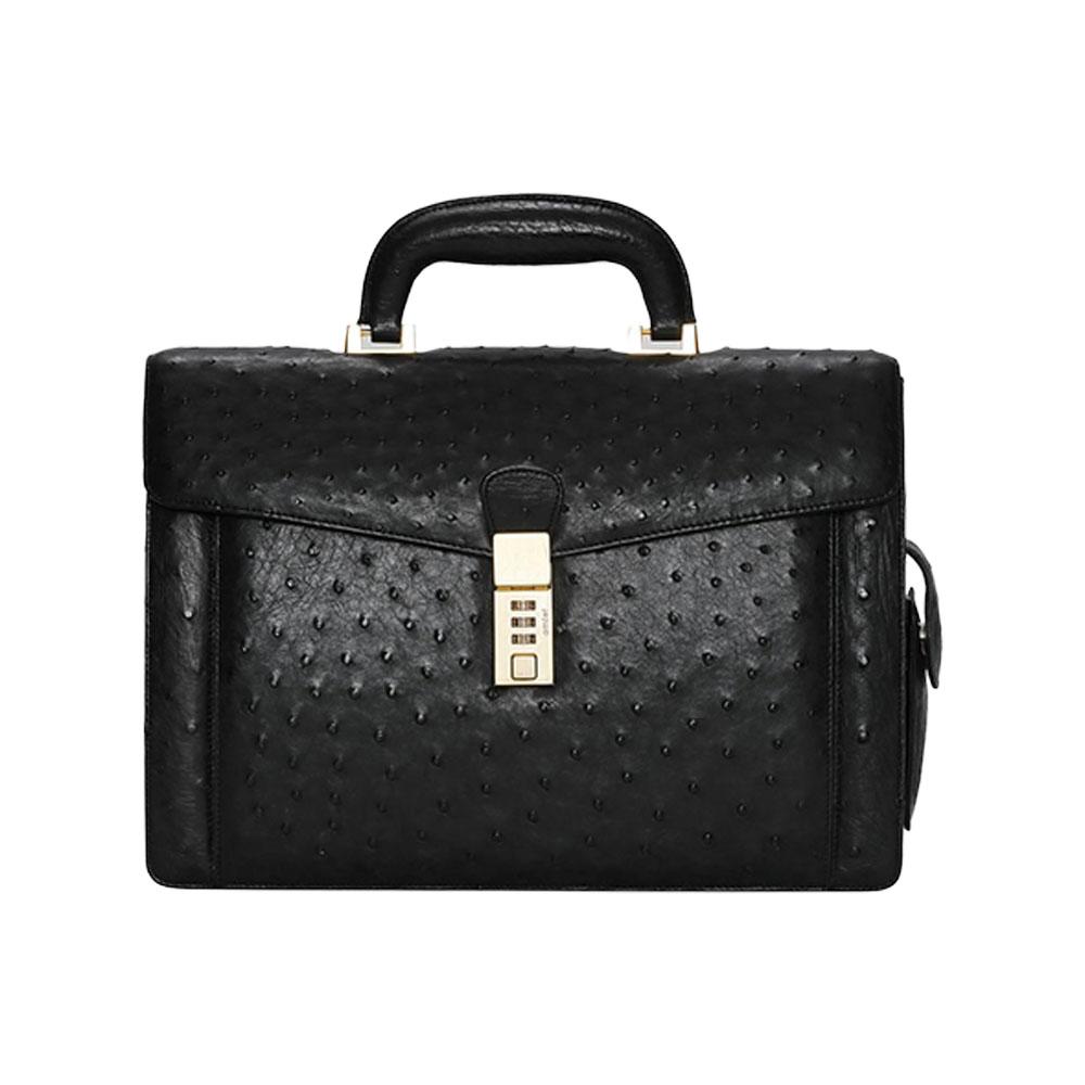 YEUNWOO Ostrich leather BRIEF CASE