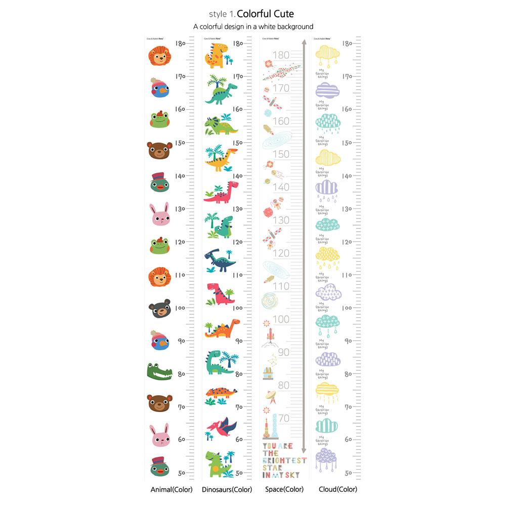 The Innovative and Multiple Memo Sheets(Growth Chart - Dianosaur)