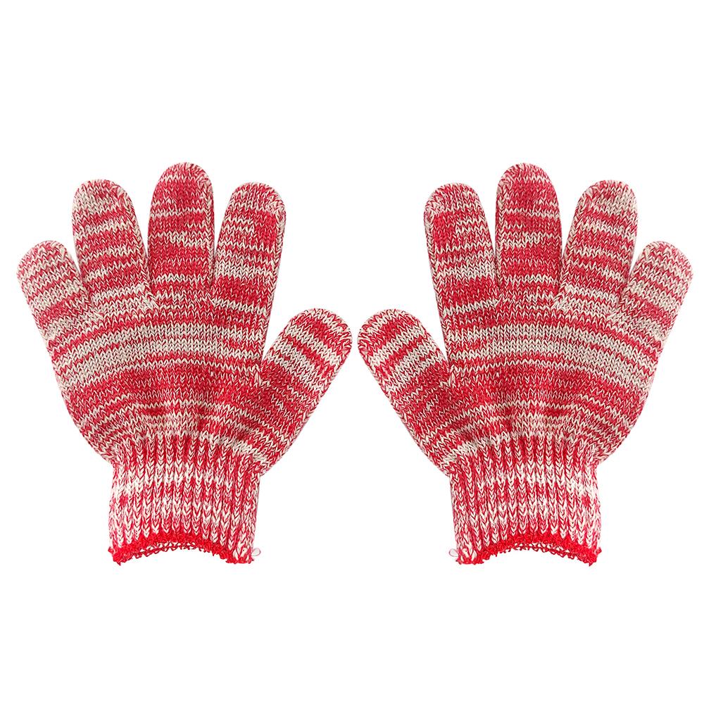 FREE PLAY KIDS WORK GLOVES (white, red, greend  colors)