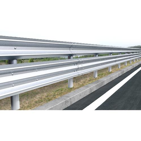 Steel guardrail