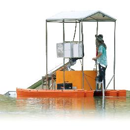 Algal bloom removal line