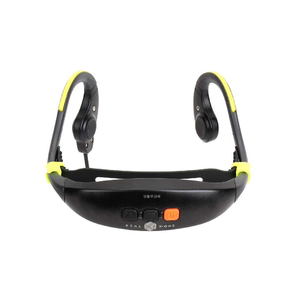 FRS Walkie Talkie for Adults REAL X Walkie Talkie, 15 Channel Bone Conduction Type Headset