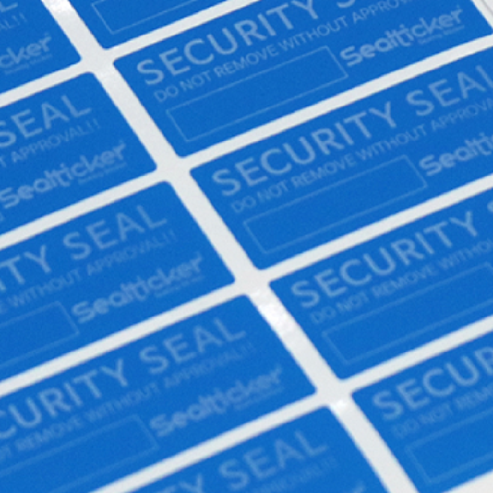 SERIAL NUMBERED SEALING LABEL