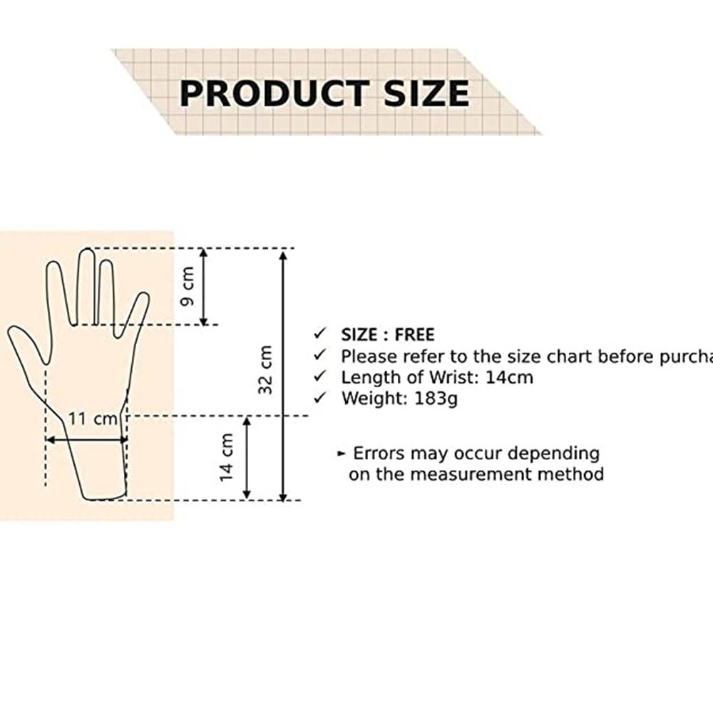Goostech Thor Glove (TWA-Long) -Heat/Fire Resistant at High Temperature, Cut-Resistant