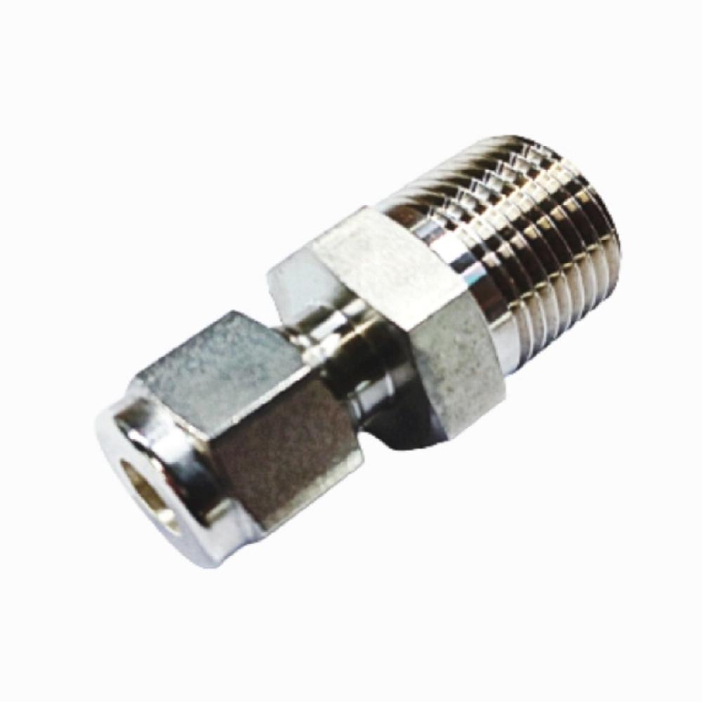 MALE CONNECTOR 1/4 OB  3/8 NPT  (LOK-FITTING)