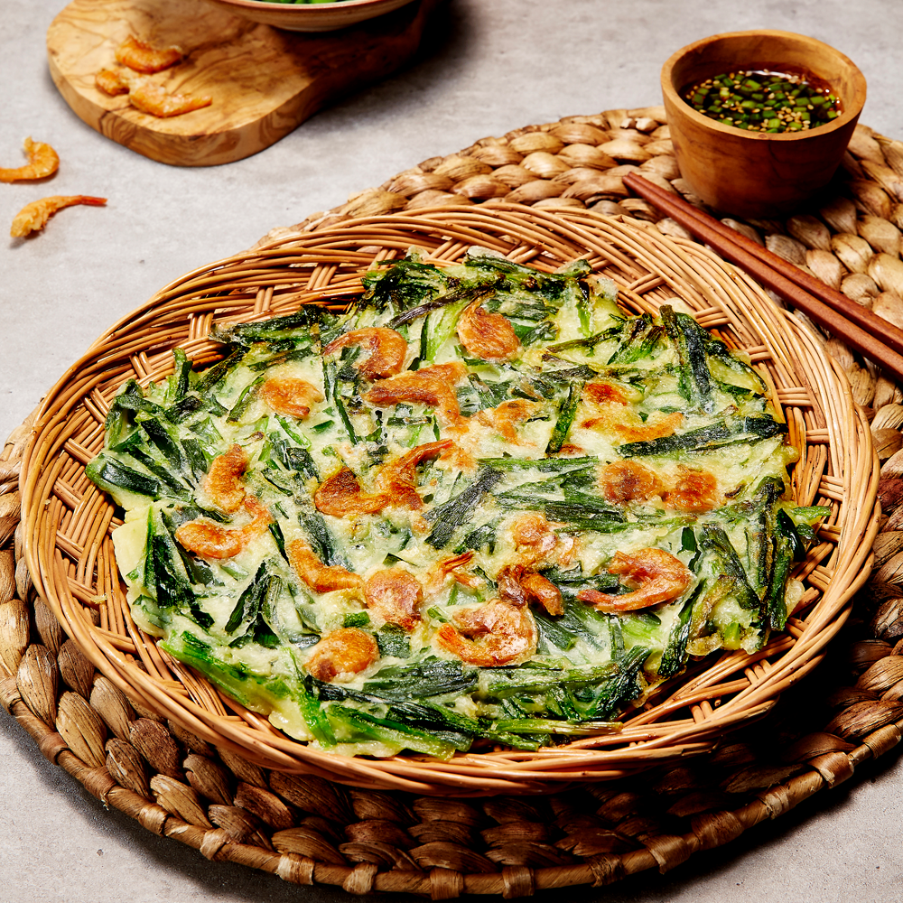 Dried Shrimp & chives Pancake