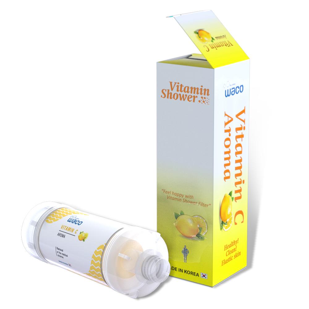 Vitamin Shower Filter Bathroom Water Removes Chlorine Purifier Nature