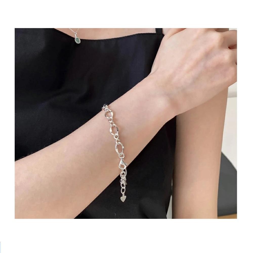kloserlab (silver925) Multi-chain silver bracelet