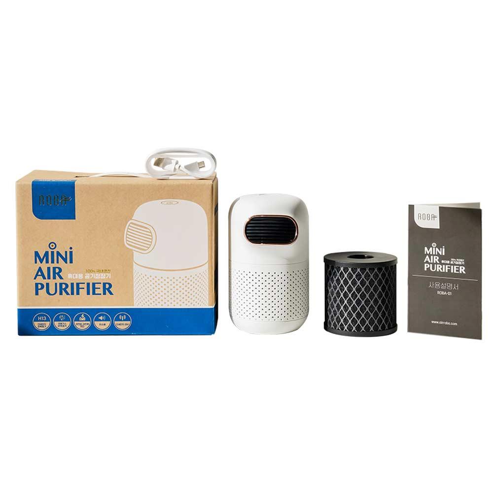 Cheongwoo C&T ROBA Mini Portable Air Purifier / Color : Sky Blue