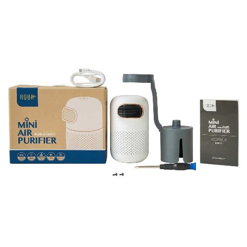 Cheongwoo C&T ROBA Mini Portable Air Purifier + Cup Holder / Color : City Red