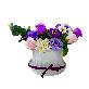 full image  Soap Flower Carnations Center Piece  L (Lavender)
