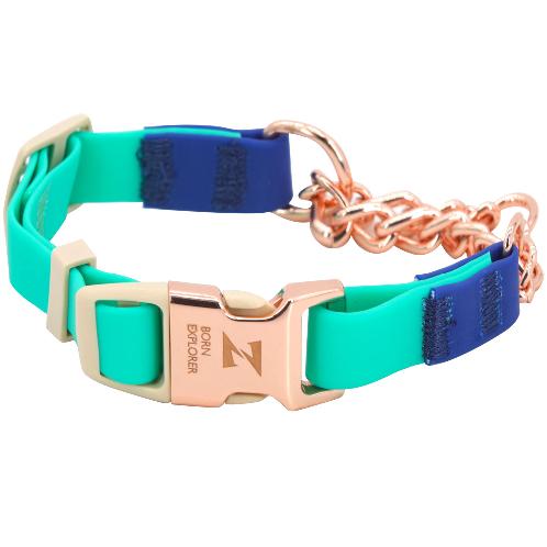 Colorblock Martingale Collar For Dog Training