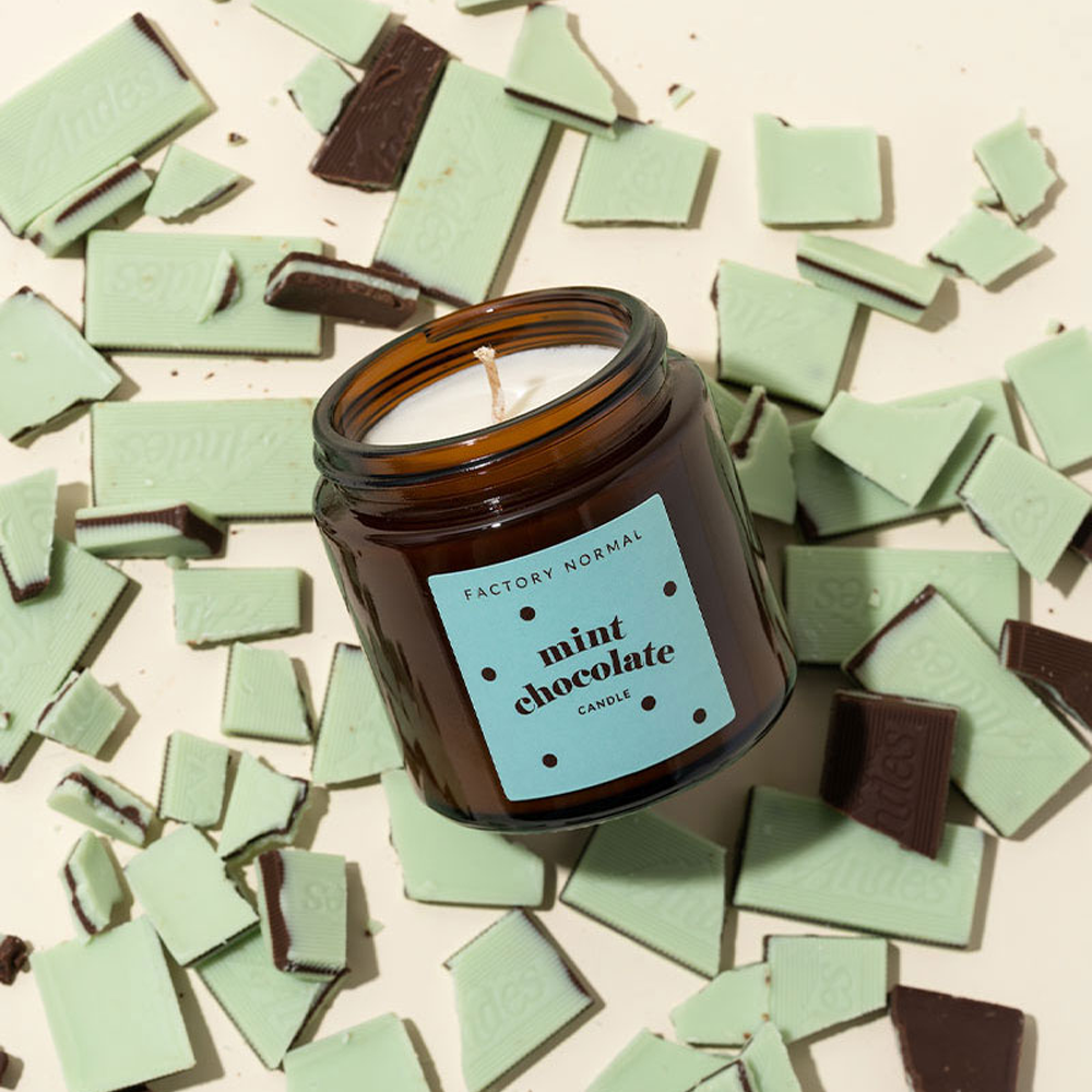 Amber Jar MInt Chocolate Candle (2 size)