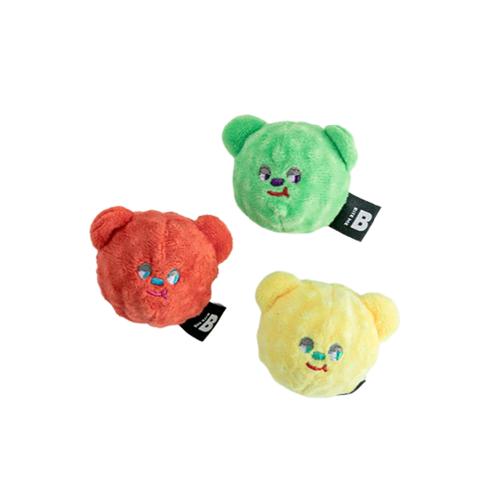 Bear Candy ball Toy (3pcs) | Ball,Squeacky,No cotton,dog, Ball,Squeacky,No cotton,dog
