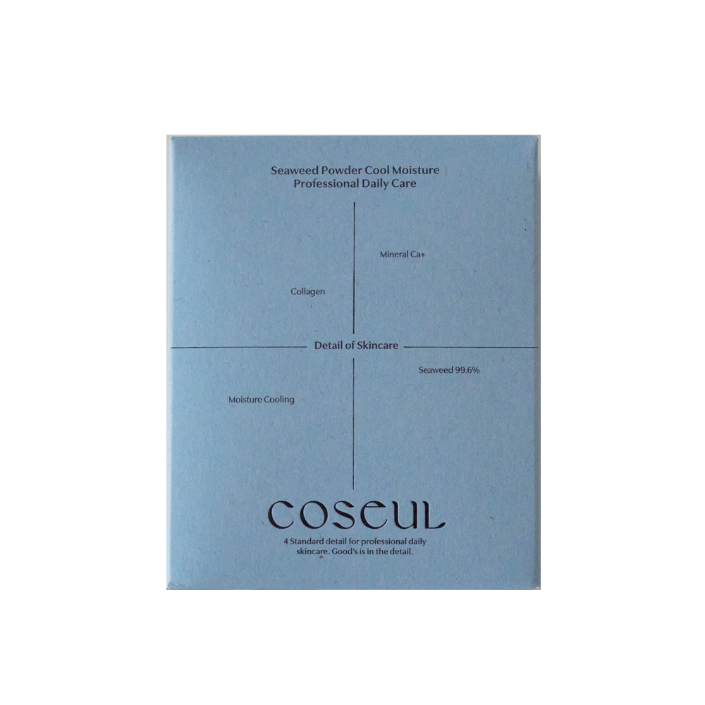 Mineral Collagen Natural1 100% Seaweed Mask Pack. Professional Cooling Moisturizing.