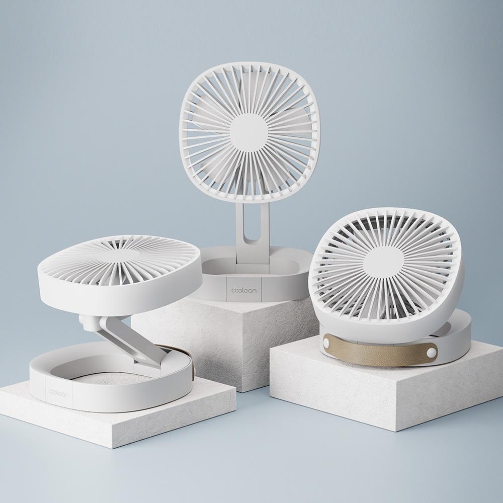 COOLEAN Cordless Mini Folding Desk Fan CL-007
