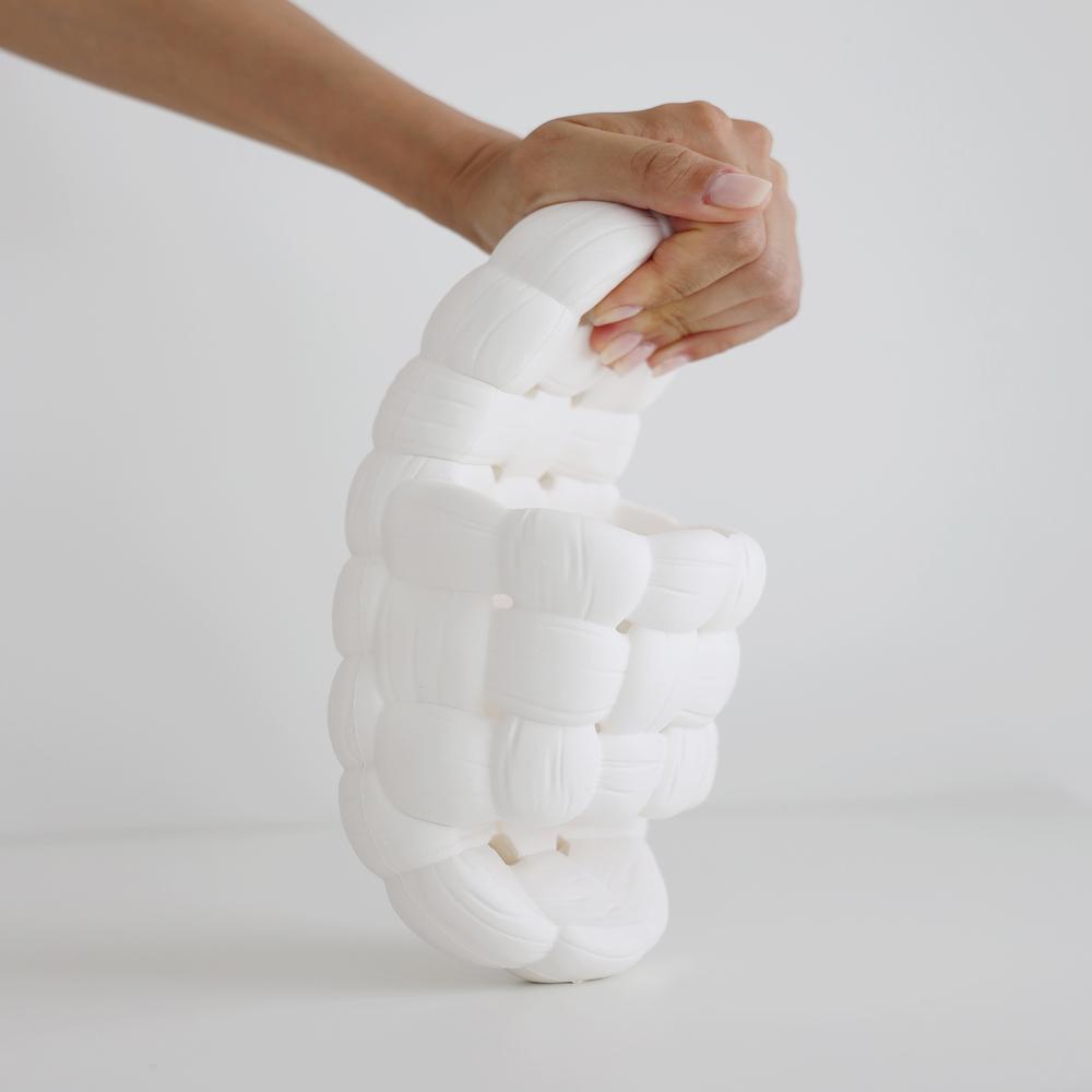 Quilted Bathroom Slippers White 270