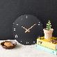 detail image2 [100STORE] Silent Wall Clock - Simple - Mdf Wood - White - 30cm - 1pcs
