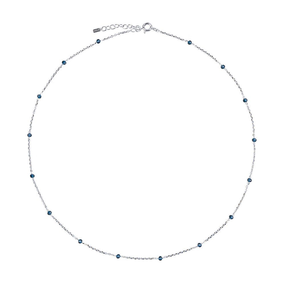 Blue d Sliver Necklace