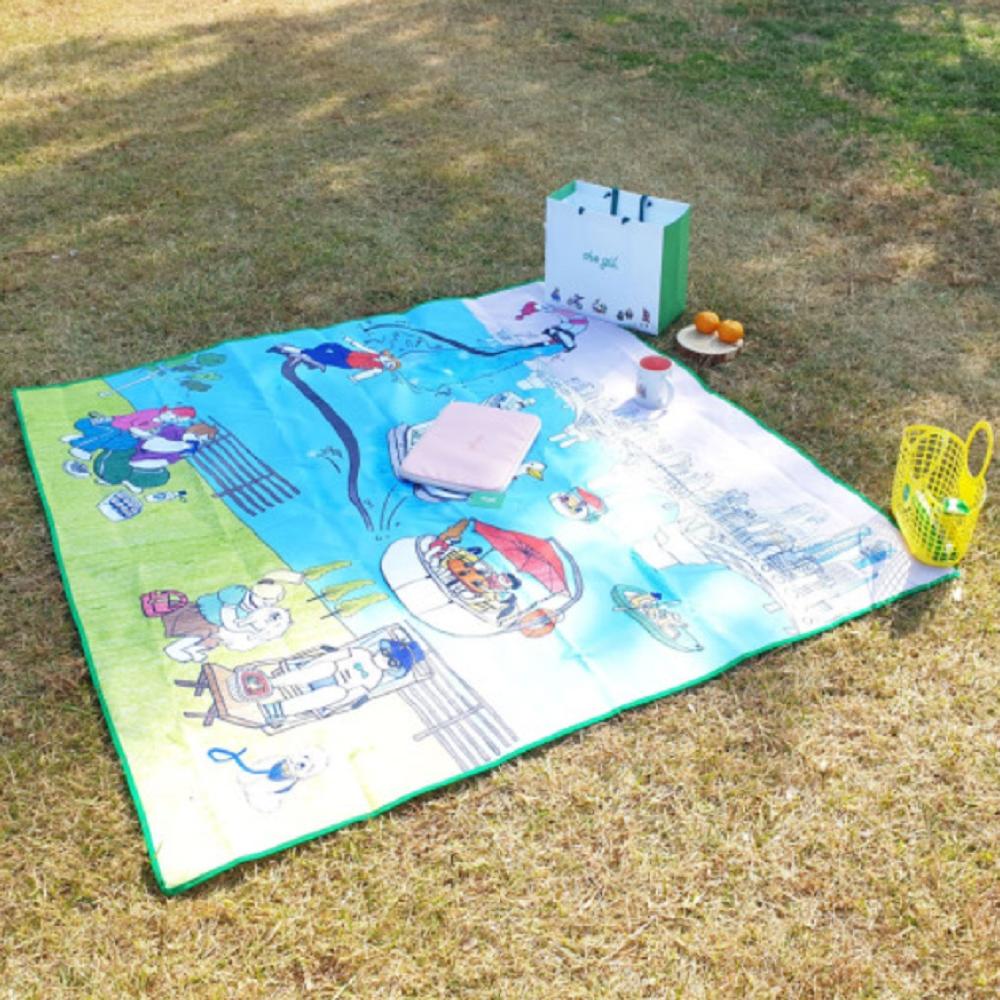 Hangang Park Water Leisure Story Picnic Mat