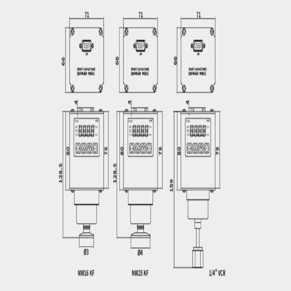 KP390 Mirco Vacuum Module Gauge