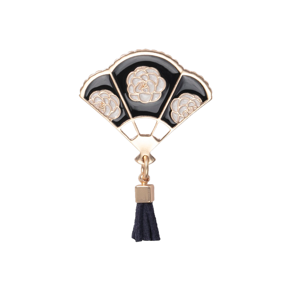 Kimsmi Camelia Fan Brooch