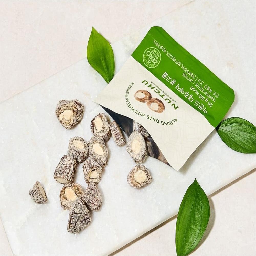 UKISAEM Almond Date Palm with Soybean Powder Snack 25g x 5ea