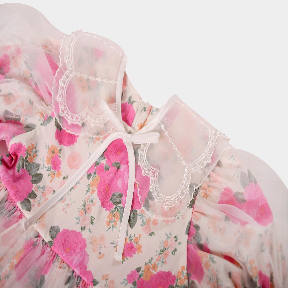 Flower organza dress