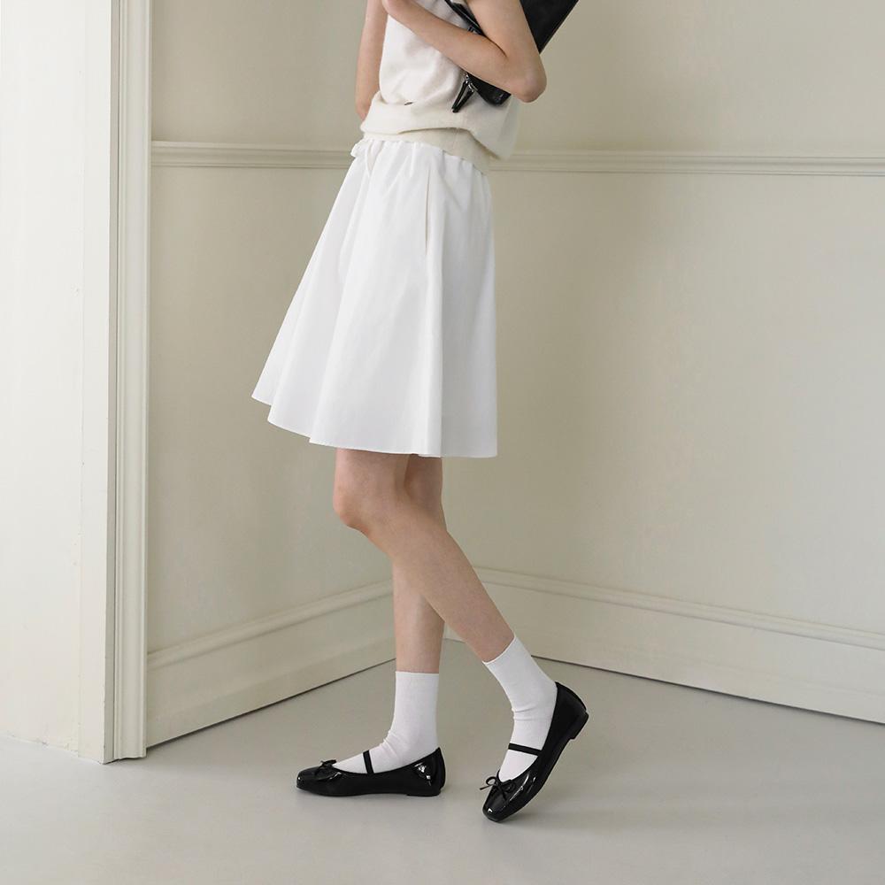 Erino Enamel Ribbon Maryjane Flats (1cm)