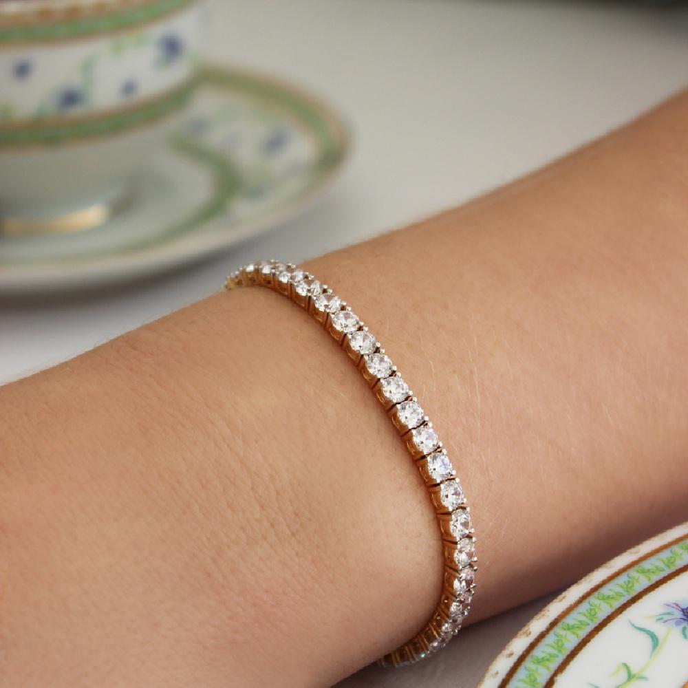 14K TENNIS MOUNTING JEWELRY WITHOUT STONES