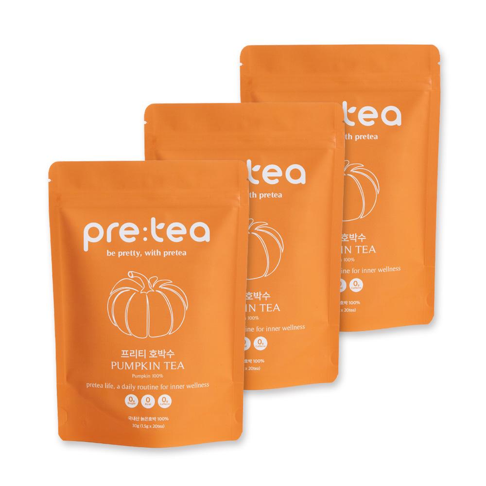 PRETEA PUMPKIN HERBAL TEA, (1.5g*20tea)