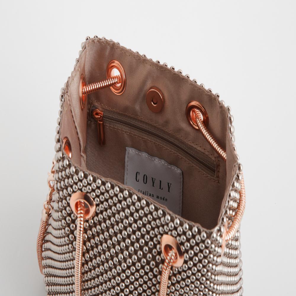 ALL BALL BAG SMALL ROSEGOLD