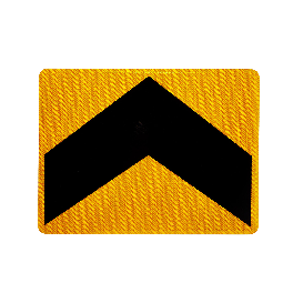 [Korea Vacuum Safety] Chevron arrow sign