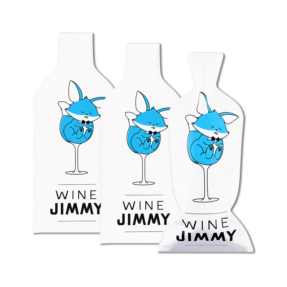 Jimmy the Fox Wine Bottle Travel Protector Sleeve